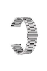 Gear S2 BSAY- Band-04 20mm Metal Kordon-Gümüş Gümüş