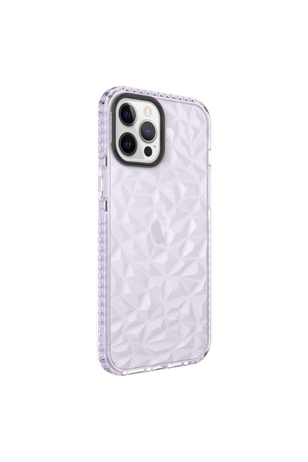 iPhone 12 Pro Uyumlu BSAY Buzz Kılıf-Siyah Mor