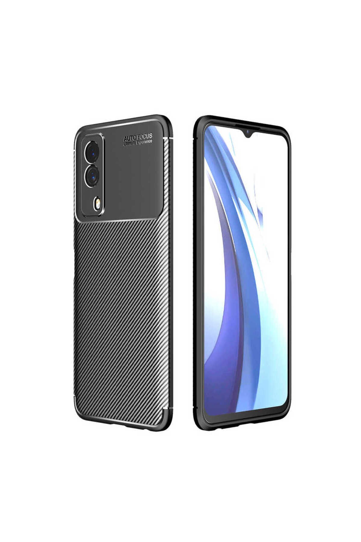 Vivo Y53S 4G Kılıf GZST Negro Silikon Kapak - Siyah