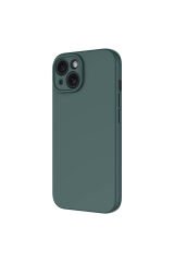 iPhone 15 Plus Kılıf BSAY Mara Lansman Kapak-Koyu Yeşil Lacivert