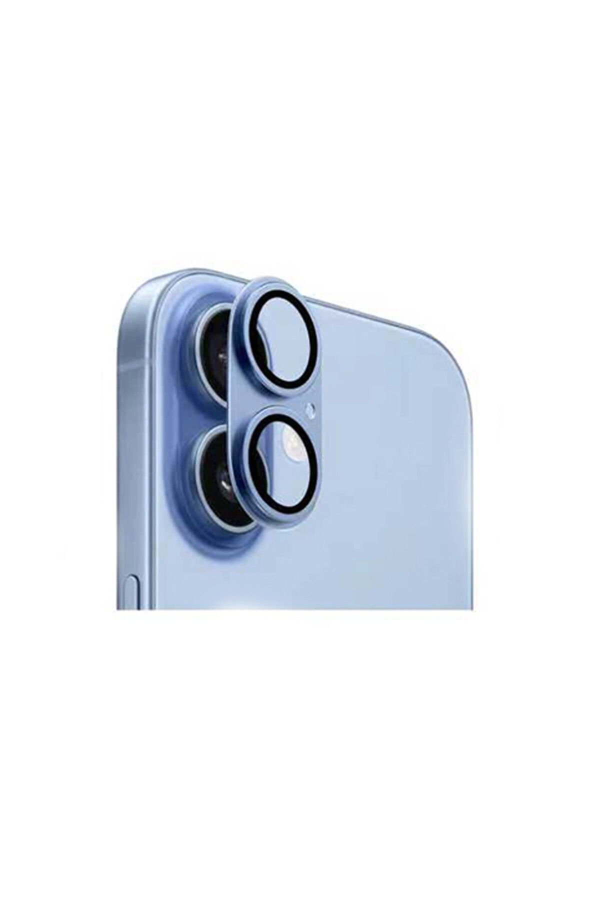 iPhone 17 CL-20 Kamera Lens Koruyucu Mavi