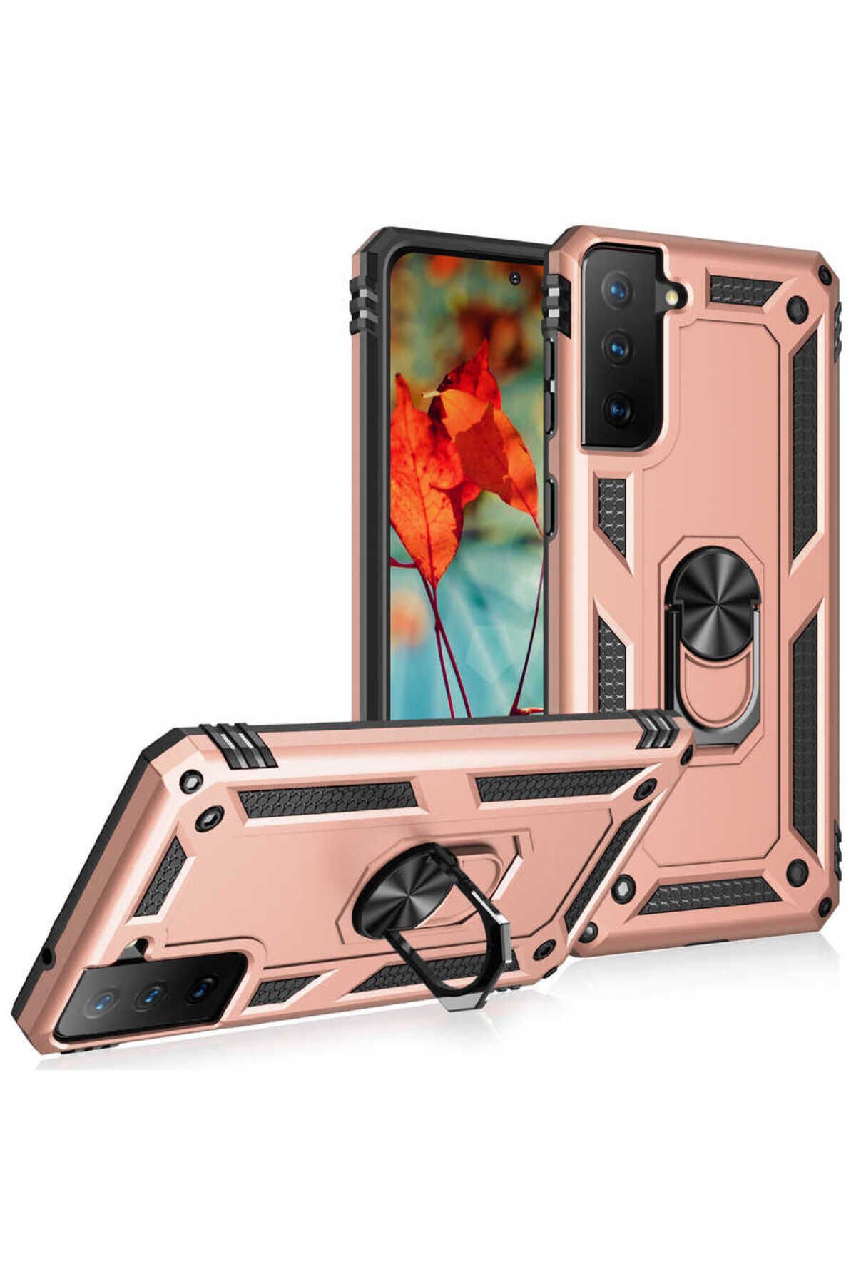 Galaxy S21 FE Kılıf BSAY Vega Kapak - Rose Gold Rose Gold