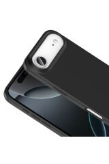 iPhone 17 Air Kılıf Mara Lansman Kapak - Lila Şeffaf