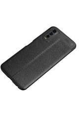 Vivo Y11S Kılıf BSAY Niss Silikon Kapak - Siyah Lacivert