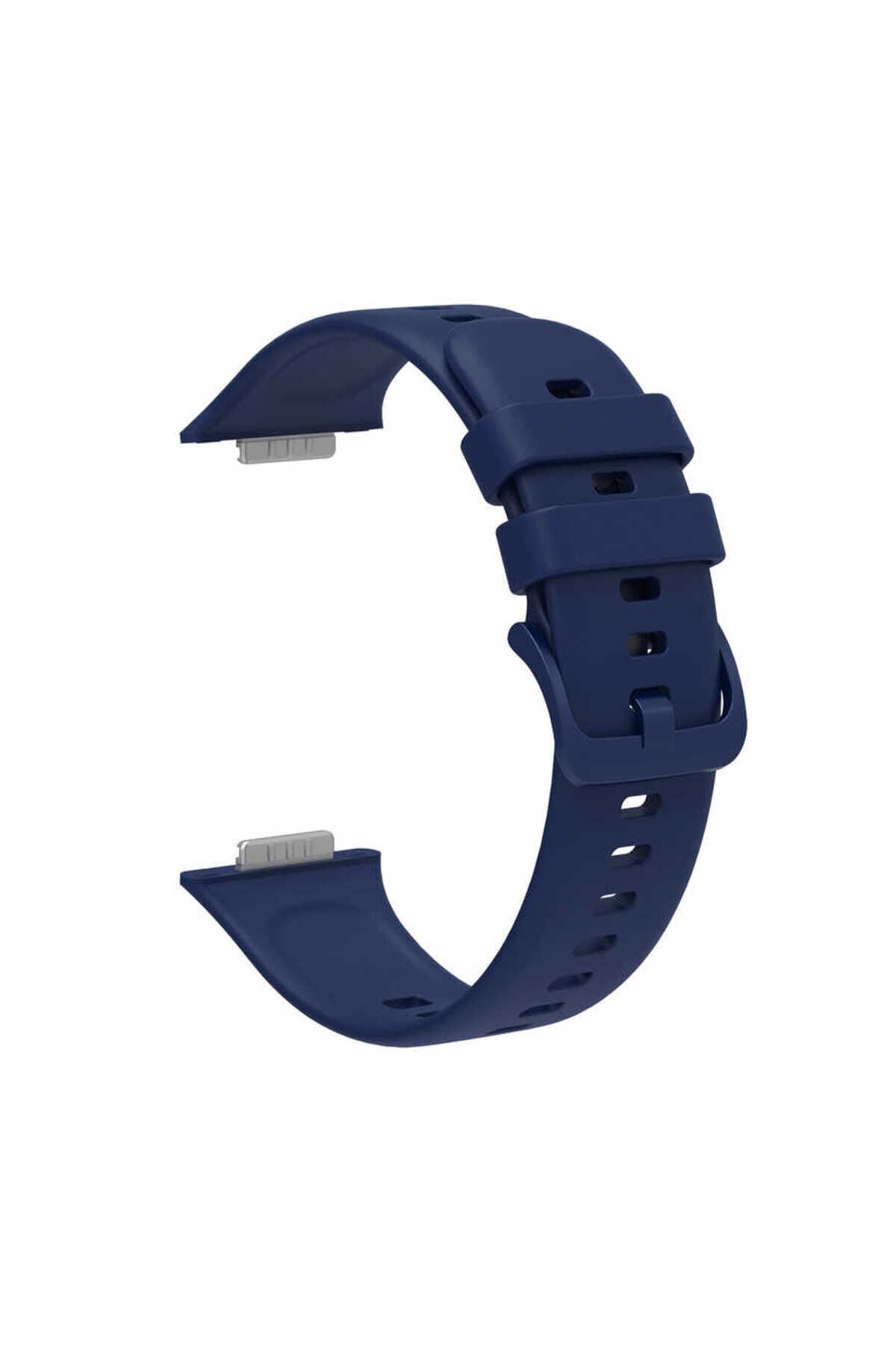 Huawei Watch Fit 2 KRD-43 Uyumlu BSAY Kordon-Kırmızı Lacivert