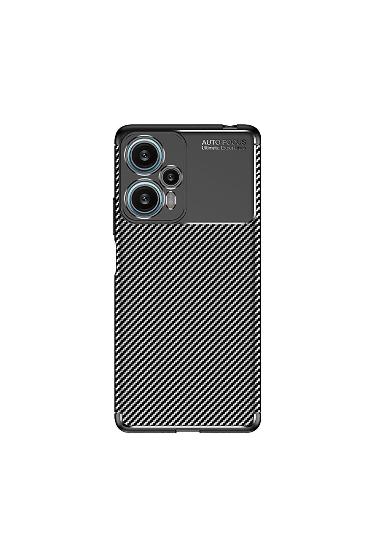 Poco F5 Kılıf SBT Negro Silikon Kapak - Siyah Siyah