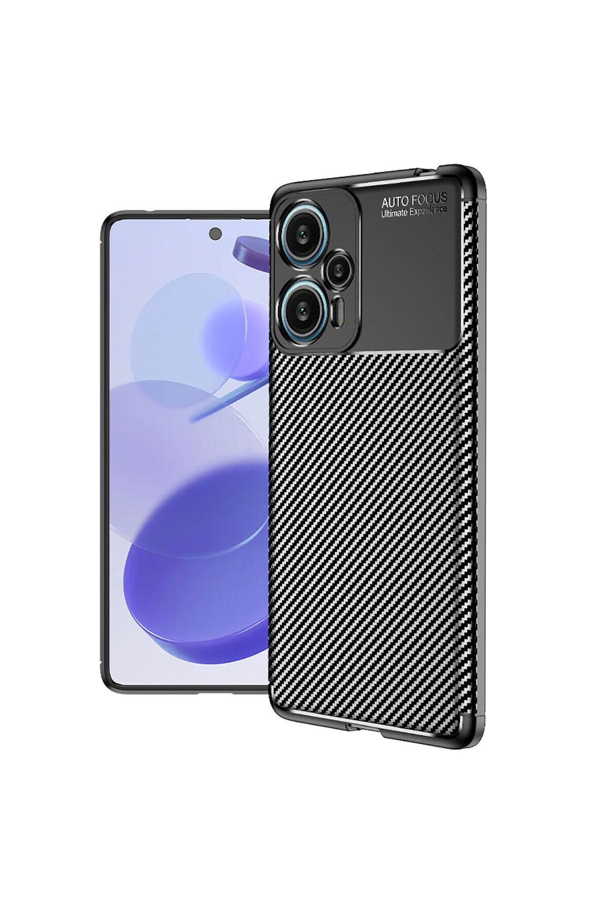 Poco F5 Kılıf SBT Negro Silikon Kapak - Siyah Siyah