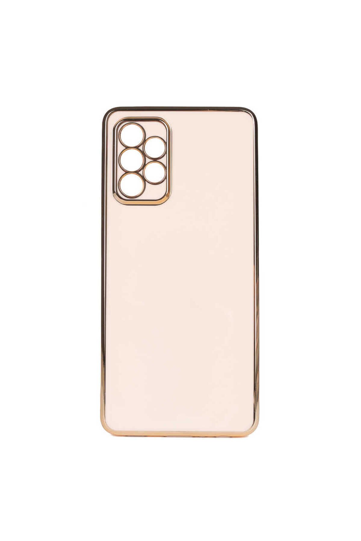 Galaxy A33 5G Kılıf BSAY Bark Kapak - Koyu Yeşil Rose Gold