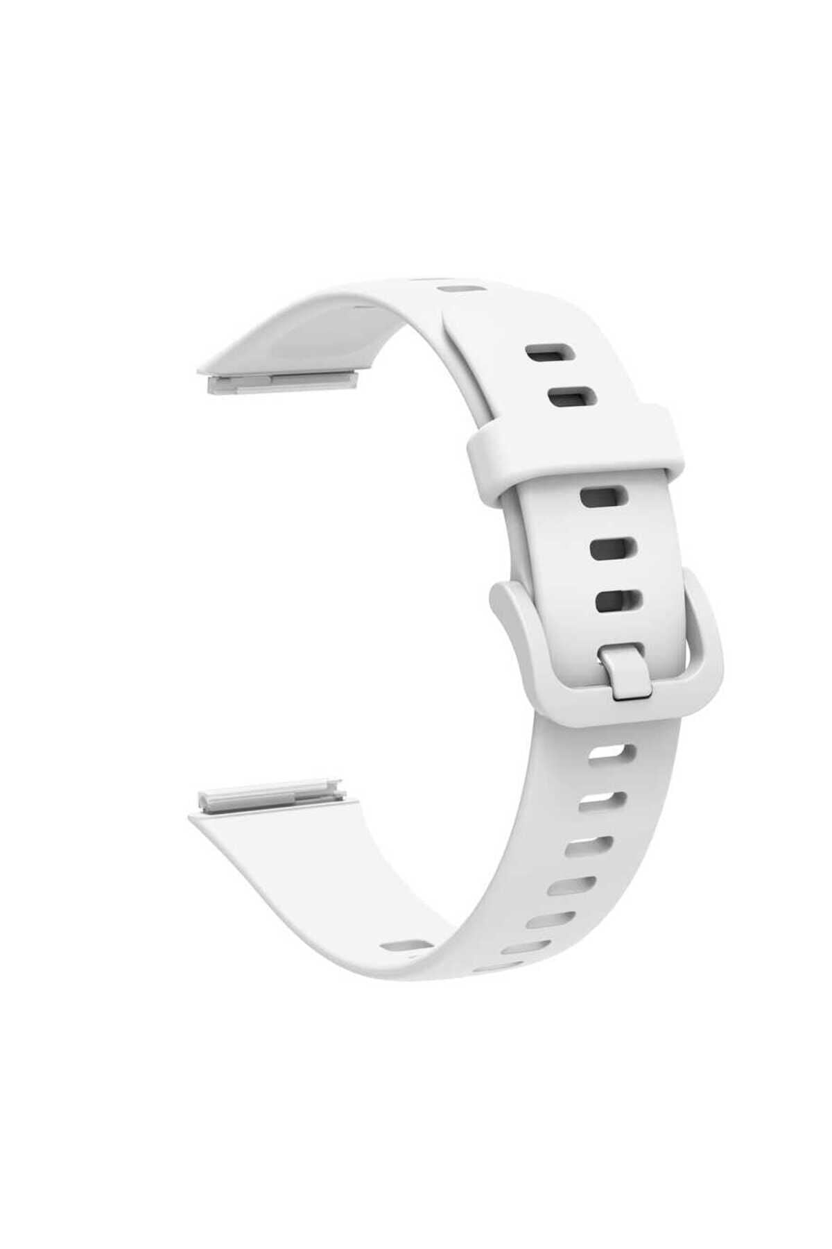 Huawei Band 7 KRD-71 Uyumlu BSAY Kordon-Yeşil Beyaz