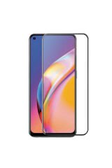 Huawei P40 Lite Davin 5D Cam Ekran Koruyucu - Siyah