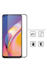 Huawei P40 Lite Davin 5D Cam Ekran Koruyucu - Siyah