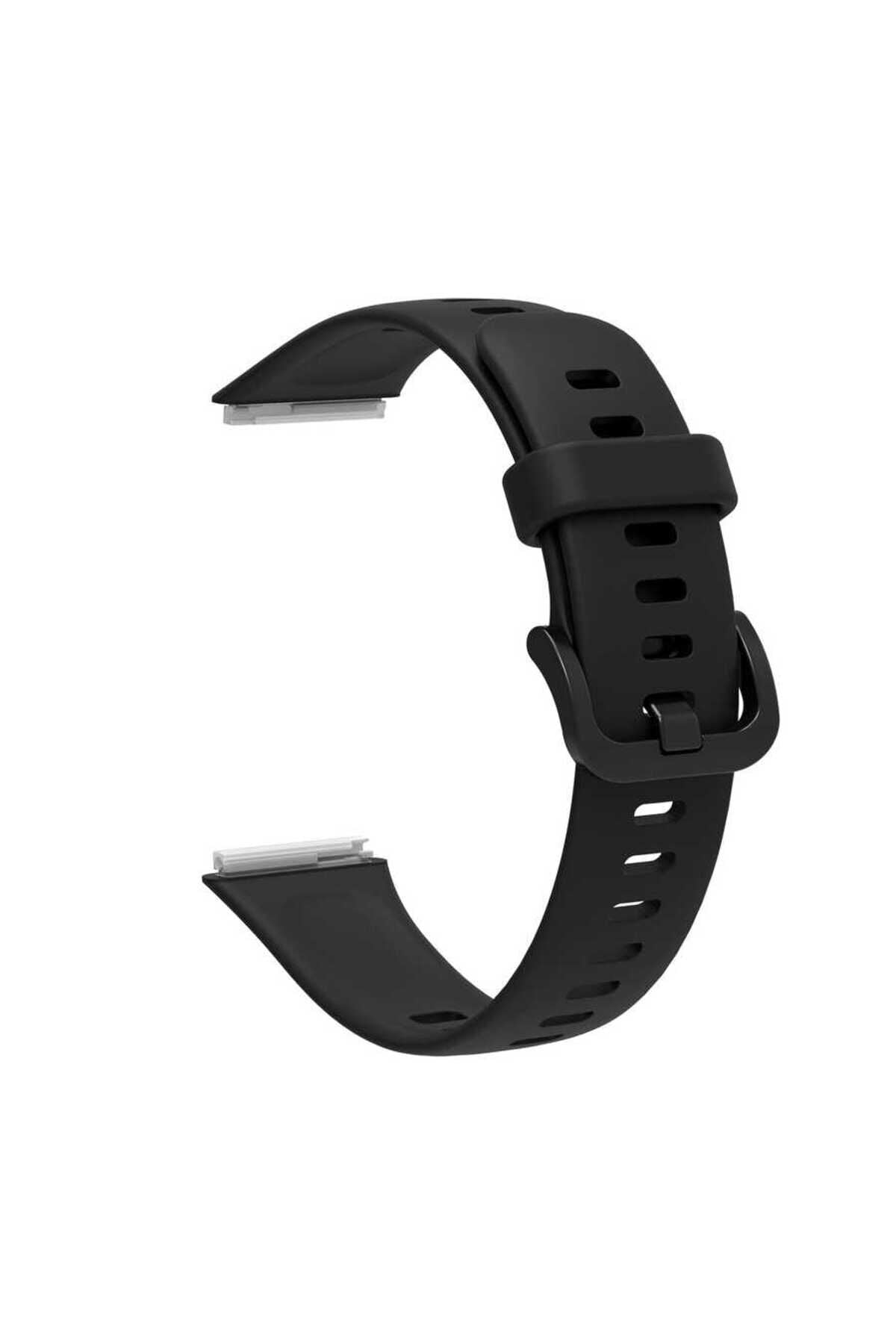 Huawei Band 7 KRD-71 Uyumlu BSAY Kordon-Yeşil Siyah