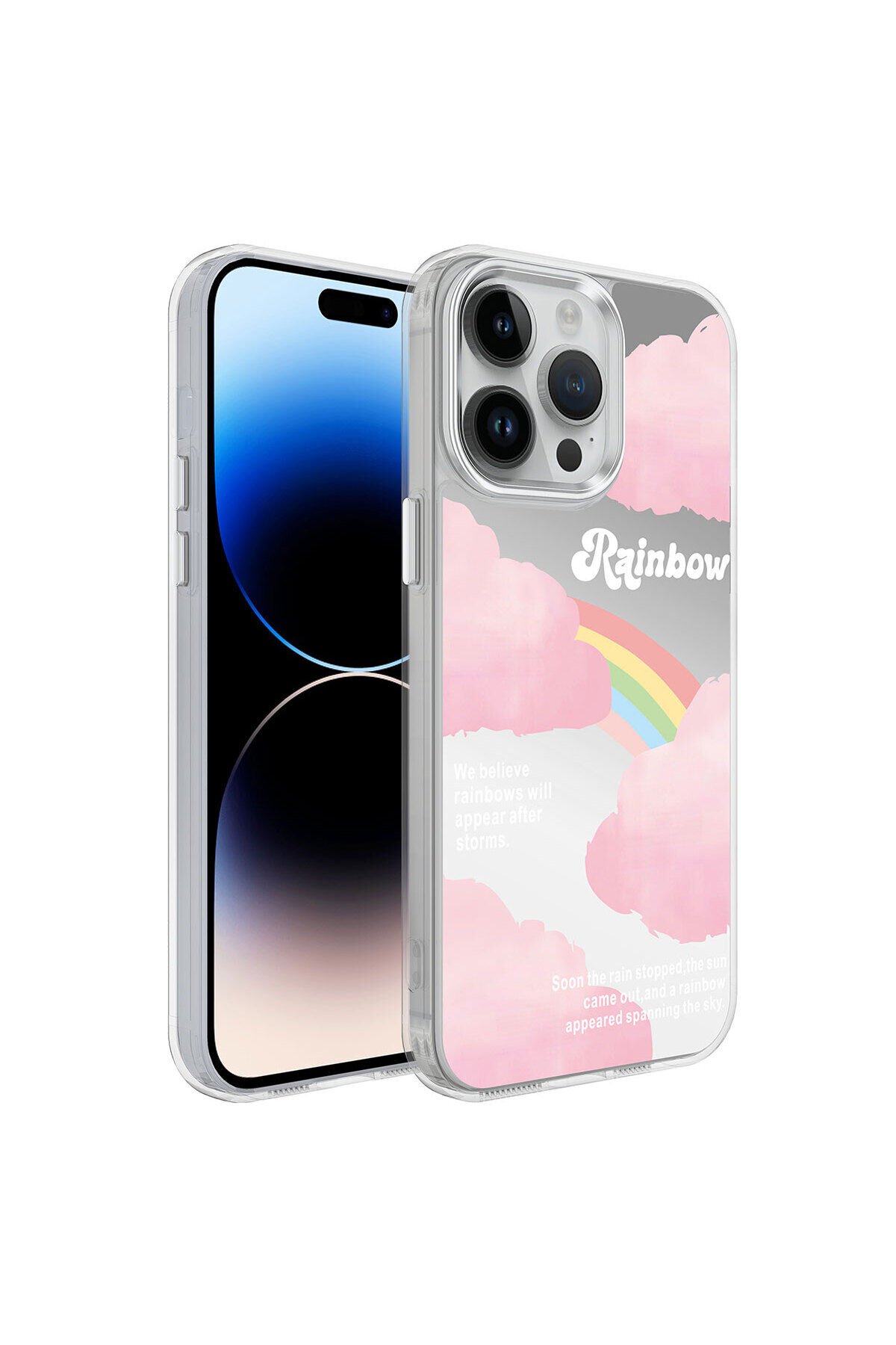 iPhone 14 Pro Uyumlu AiHTTgli Parlak Tasarımlı BSAY Mimbo Kılıf-NO5 No6