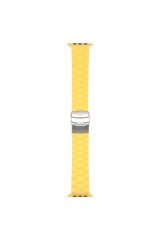 Watch 38mm KRD-72 Uyumlu BSAY Kordon-Sarı Kırmızı