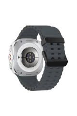 Galaxy Watch Ultra 47mm BSAY KRD-118 Tırtıklı Tasarım Silikon Kordon-Mavi Turuncu