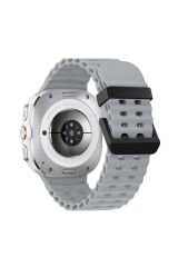 Galaxy Watch Ultra 47mm BSAY KRD-118 Tırtıklı Tasarım Silikon Kordon-Mavi Beyaz