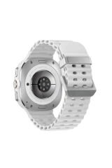 Galaxy Watch Ultra 47mm BSAY KRD-118 Tırtıklı Tasarım Silikon Kordon-Mavi Beyaz