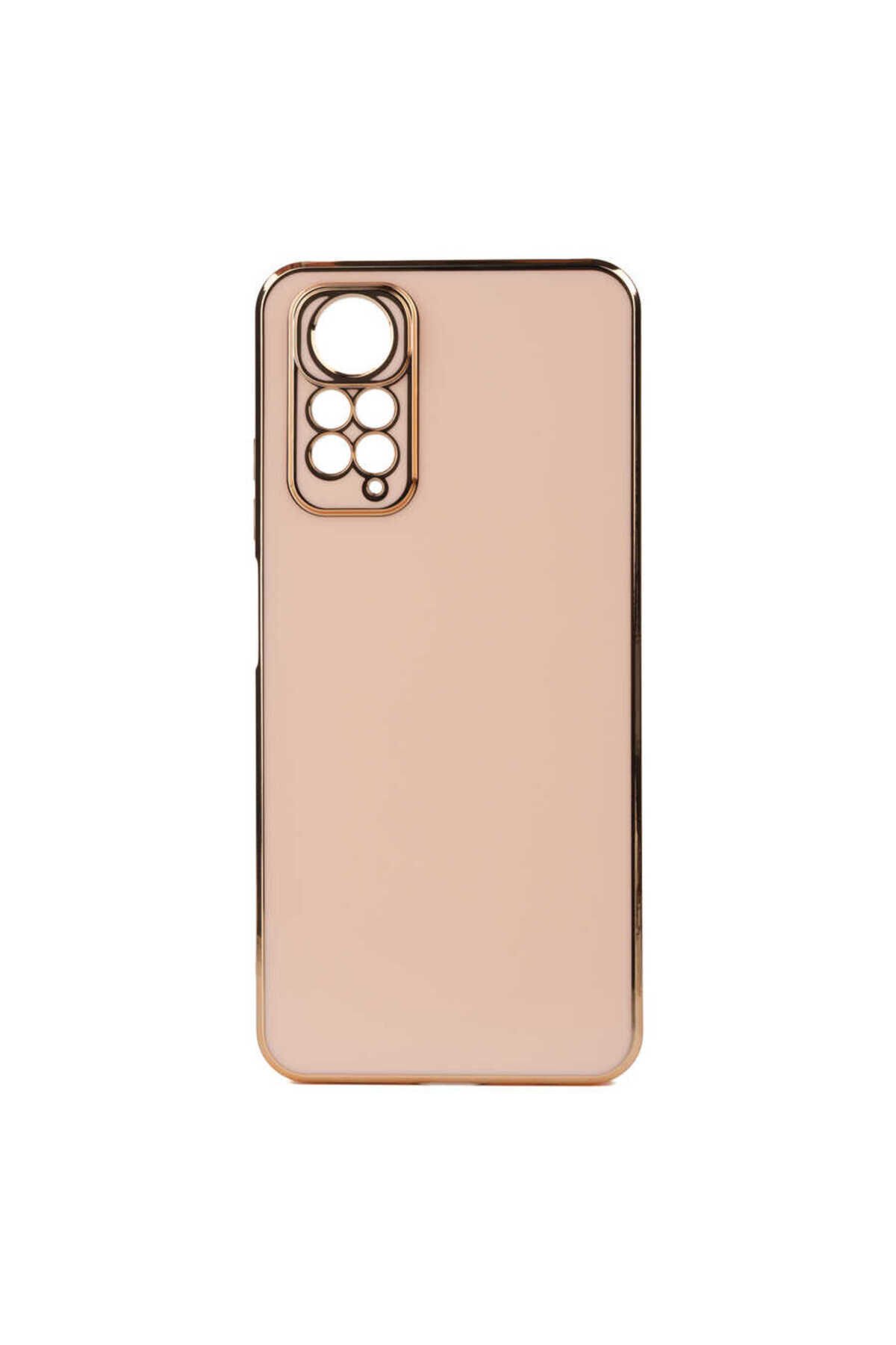 Redmi Note 11S Global Kılıf BSAY Bark Kapak - Mavi Açık Rose Gold