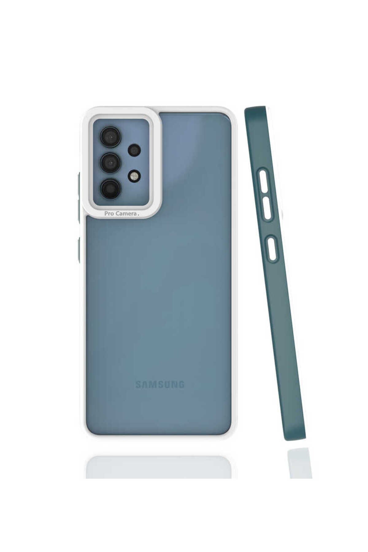 Galaxy A32 4G Kılıf BSAY Mima Kapak - Koyu Yeşil