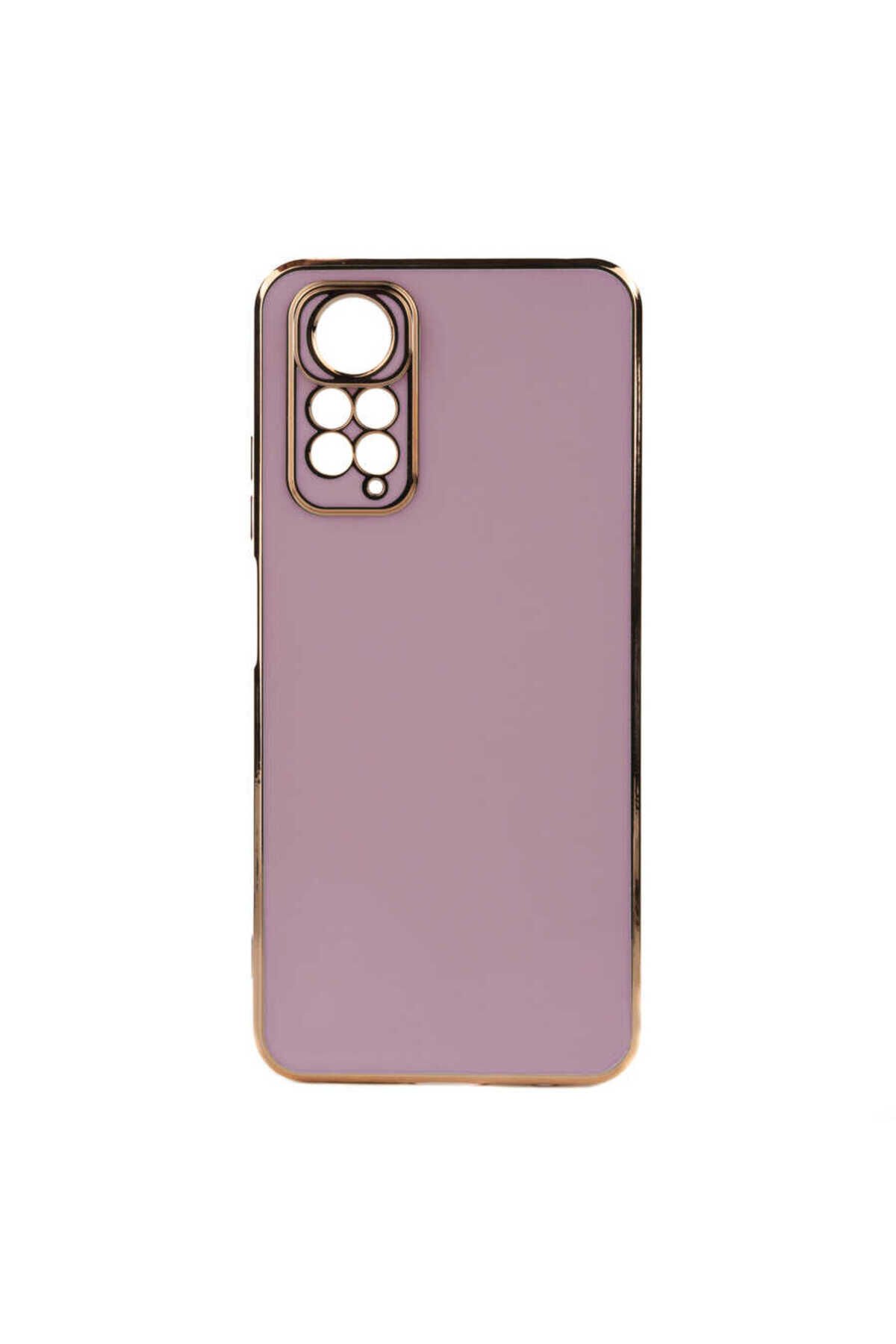 Redmi Note 11S Global Kılıf BSAY Bark Kapak - Mavi Açık Mor