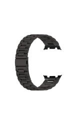 Galaxy Watch 8 KRD-04 Metal Kordon - Siyah Siyah