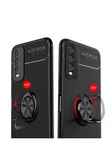 Vivo Y11S Kılıf BSAY Ravel Silikon Kapak - Mavi Siyah