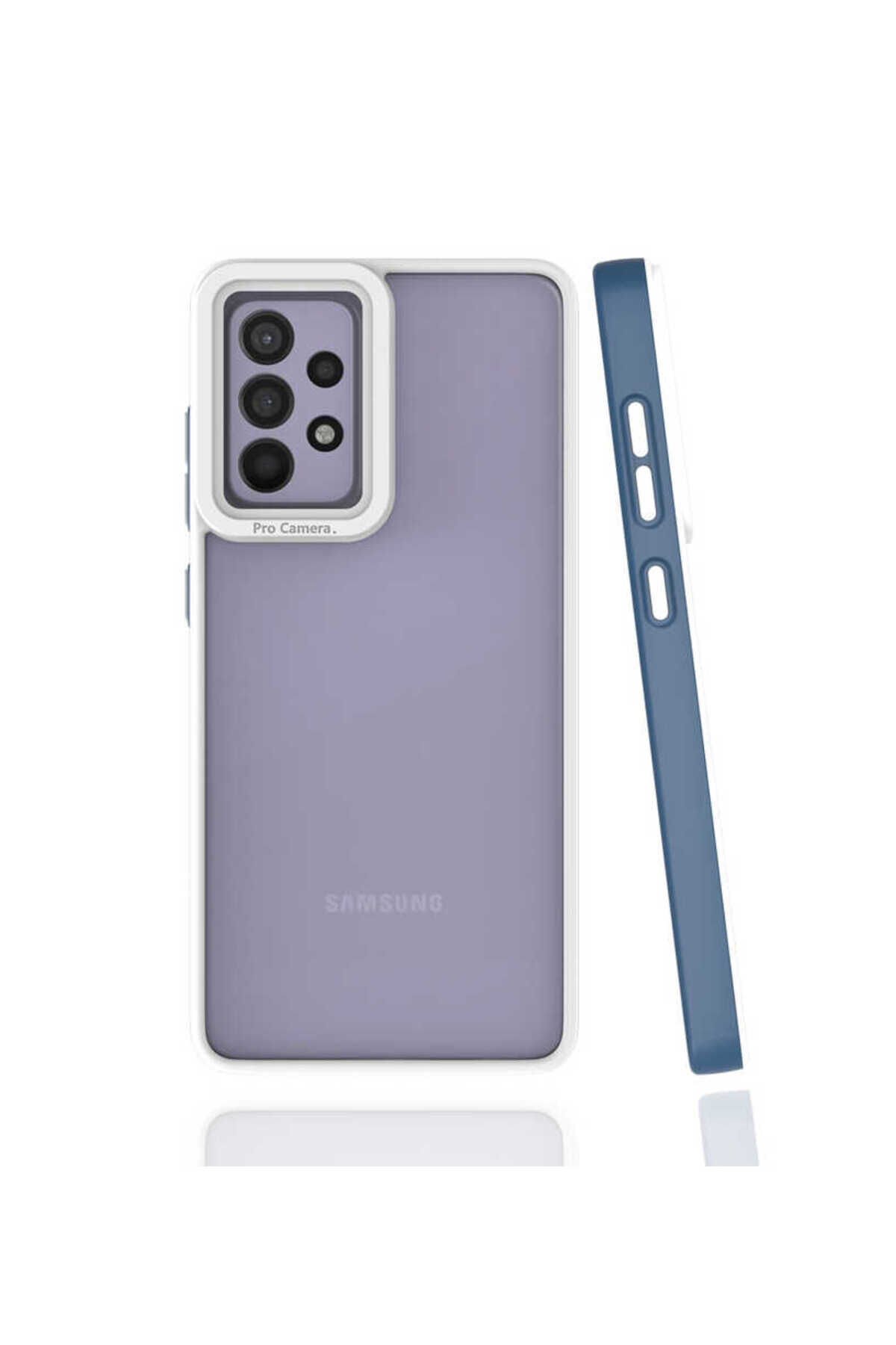 Galaxy A52 Kılıf BSAY Mima Kapak - Lacivert