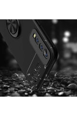 Vivo Y11S Kılıf BSAY Ravel Silikon Kapak - Mavi Siyah-Mavi