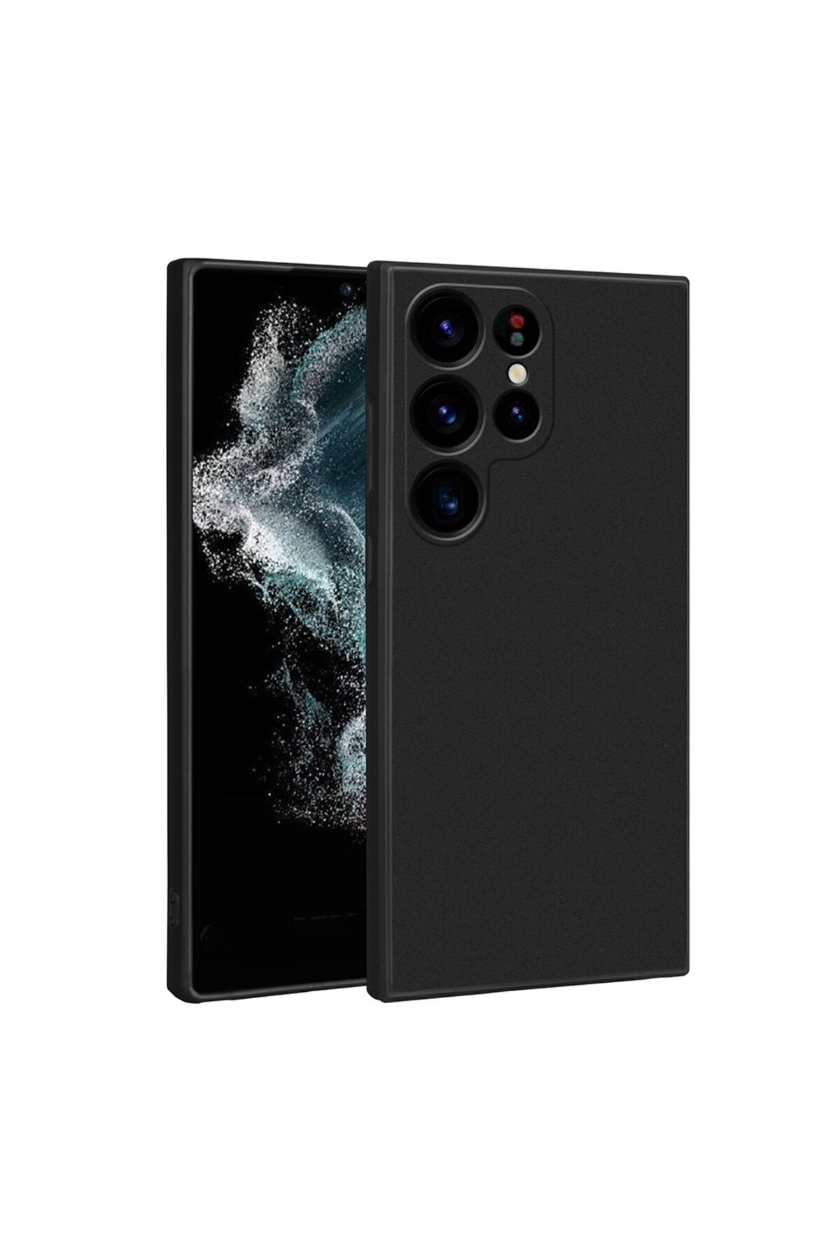 Galaxy S25 Ultra Kılıf SBT Premier Silikon Kapak - Siyah Siyah