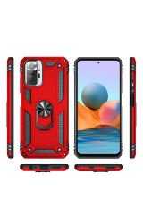 Redmi Note 10 Pro Kılıf BSAY Vega Kapak - Kırmızı Kırmızı