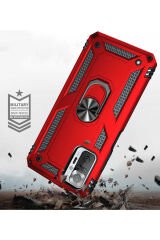 Redmi Note 10 Pro Kılıf BSAY Vega Kapak - Kırmızı Kırmızı