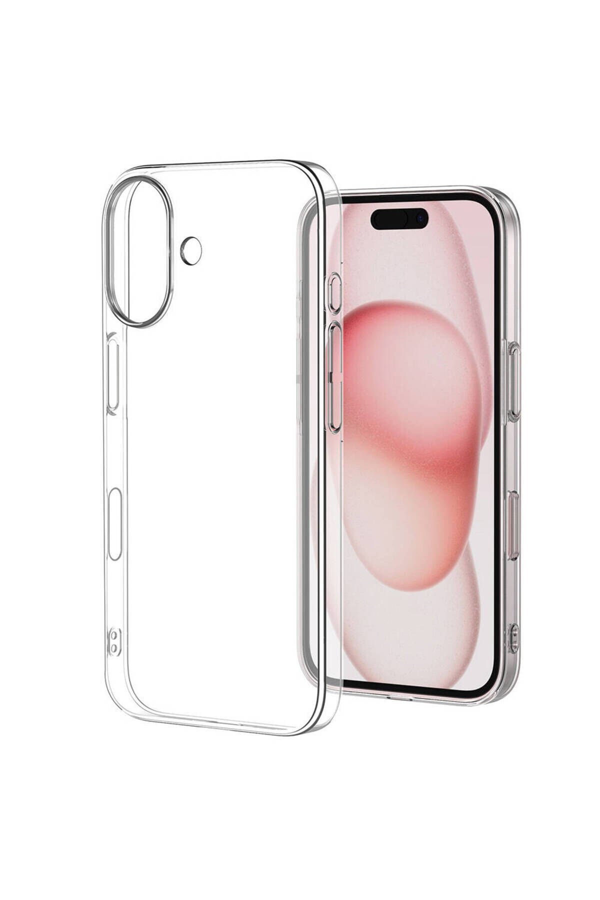 iPhone 16 Plus Kılıf BSAY Droga Kapak-Şeffaf