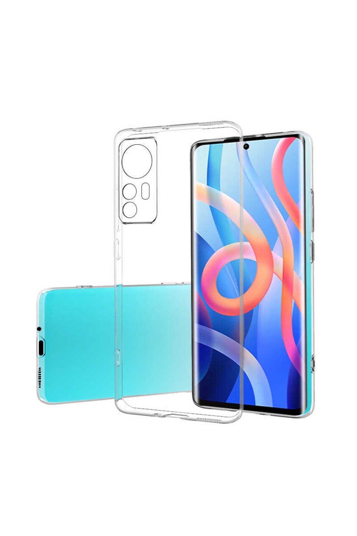 Mi 12 Kılıf BSAY Süper Silikon Kapak - Renksiz Renksiz