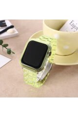 Watch Ultra 49mm Kordon Uyumlu KRD-33 Strap Kayış BSAY- Sarı
