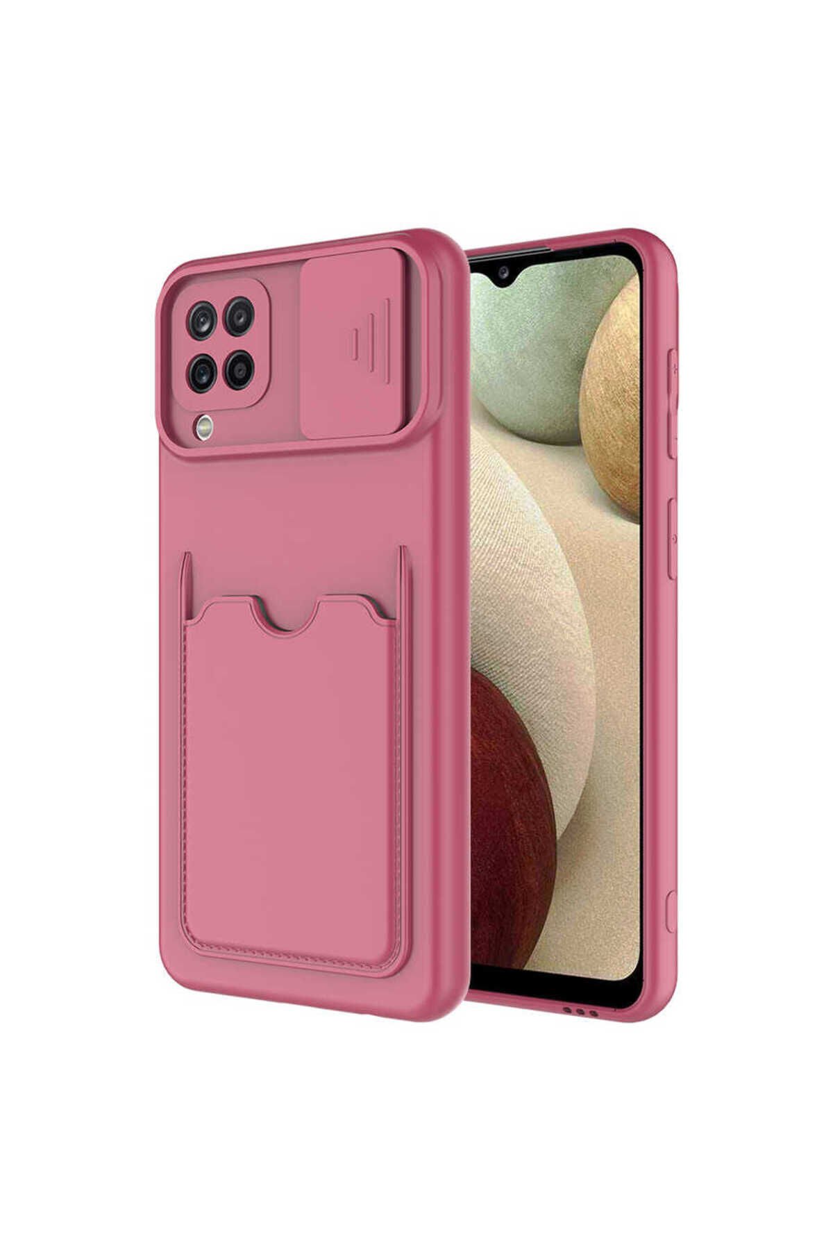 Galaxy M32 Kılıf BSAY Kartix Kapak - Koyu Mor Koyu Mor