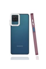 Galaxy A12 Kılıf SBT Mima Kapak - Lila
