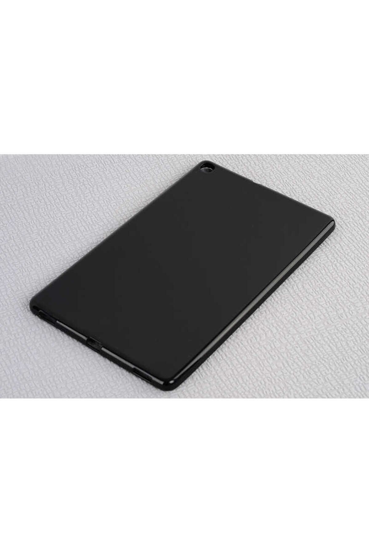 Galaxy Tab A 10.1 (2019) T510 Kılıf Uyumlu HRMN Tablet Süper Silikon Kapak-Siyah