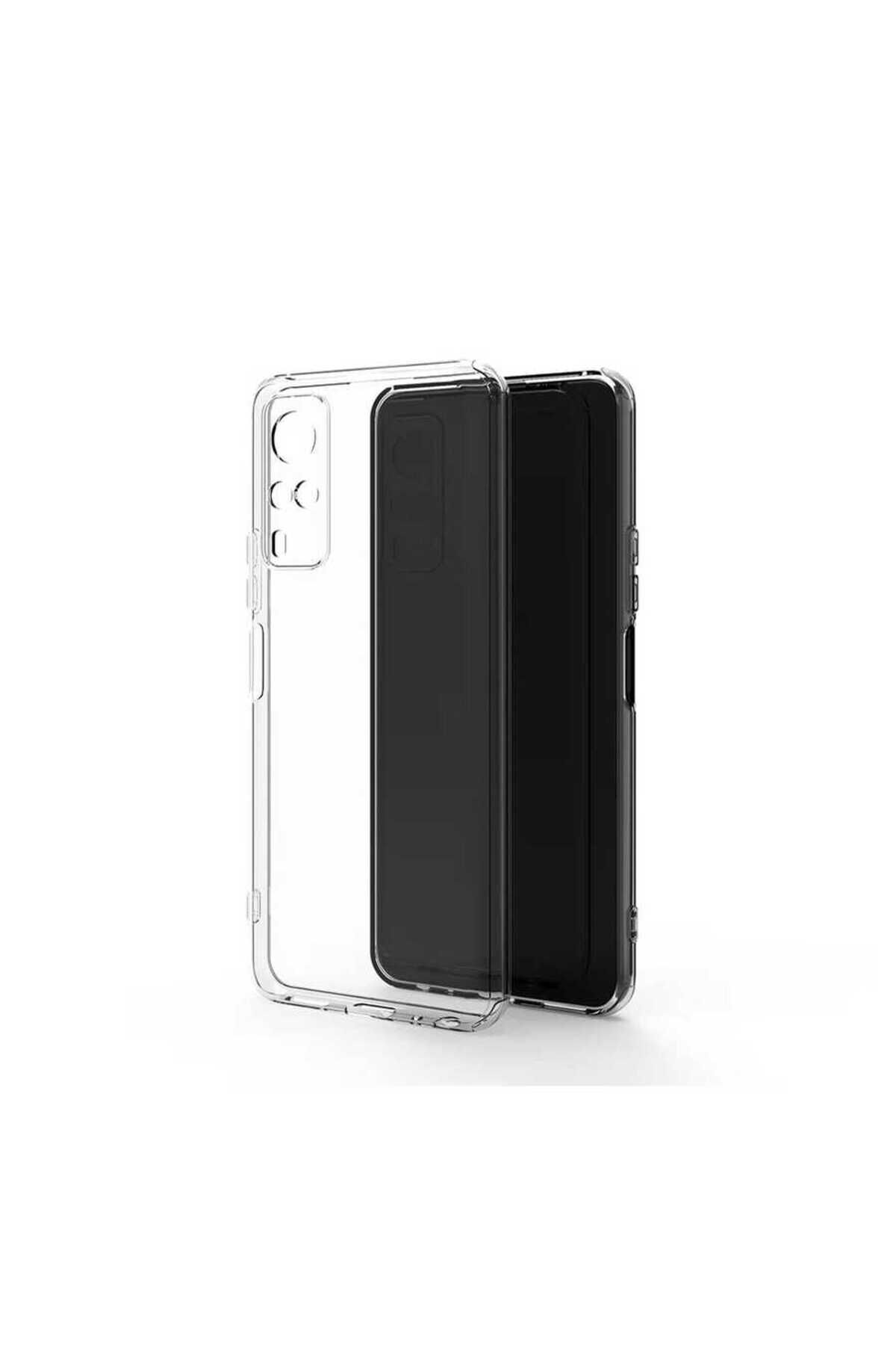 Vivo Y53S 4G Kılıf GZST Kamera Korumalı Süper Silikon Kapak - Renksiz Renksiz