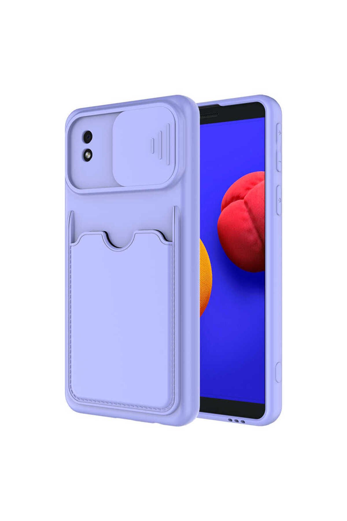 Galaxy A01 Core Kılıf OYO Kartix Kapak - Lila Lila