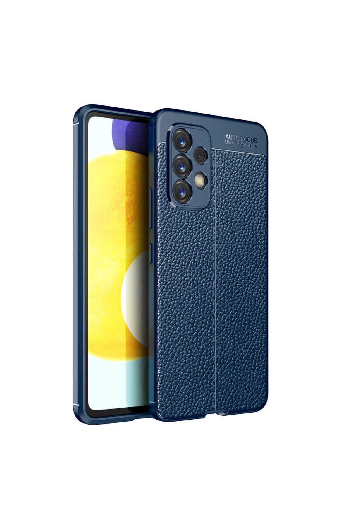 Galaxy A73 Kılıf BSAY Niss Silikon Kapak - Lacivert Lacivert