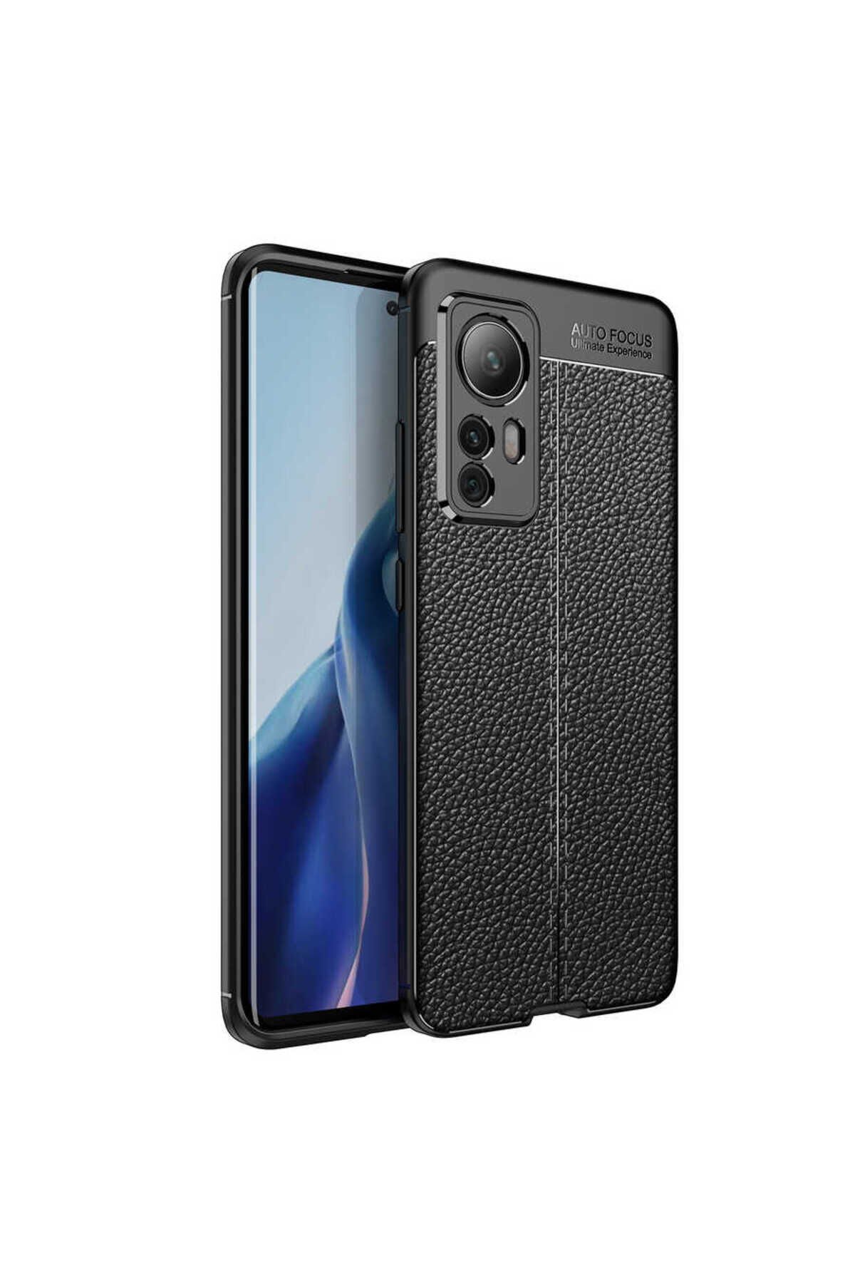 Mi 12 Kılıf BSAY Niss Silikon Kapak - Siyah Siyah