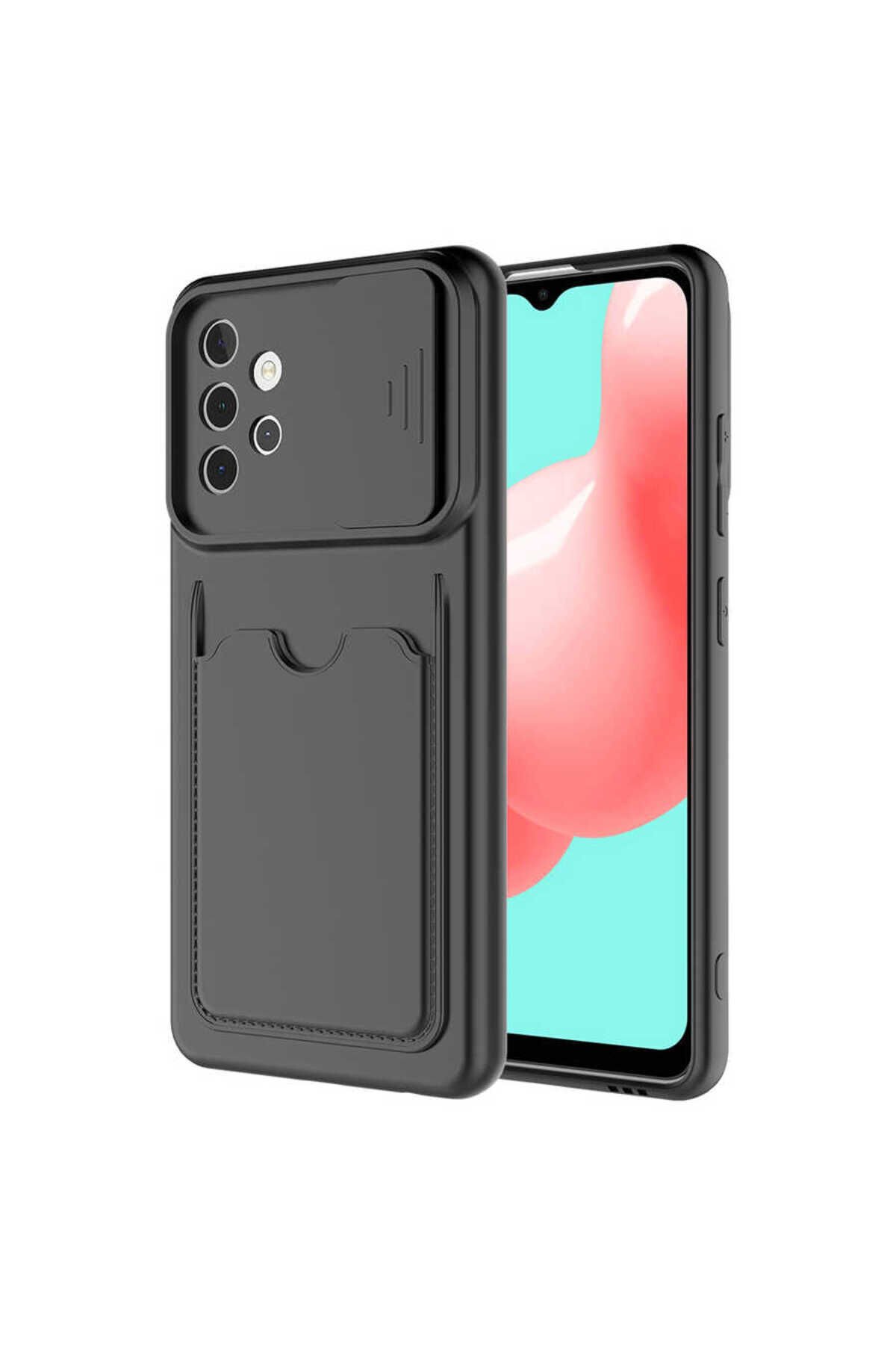 Galaxy A32 4G Kılıf BSAY Kartix Kapak - Kırmızı Kırmızı
