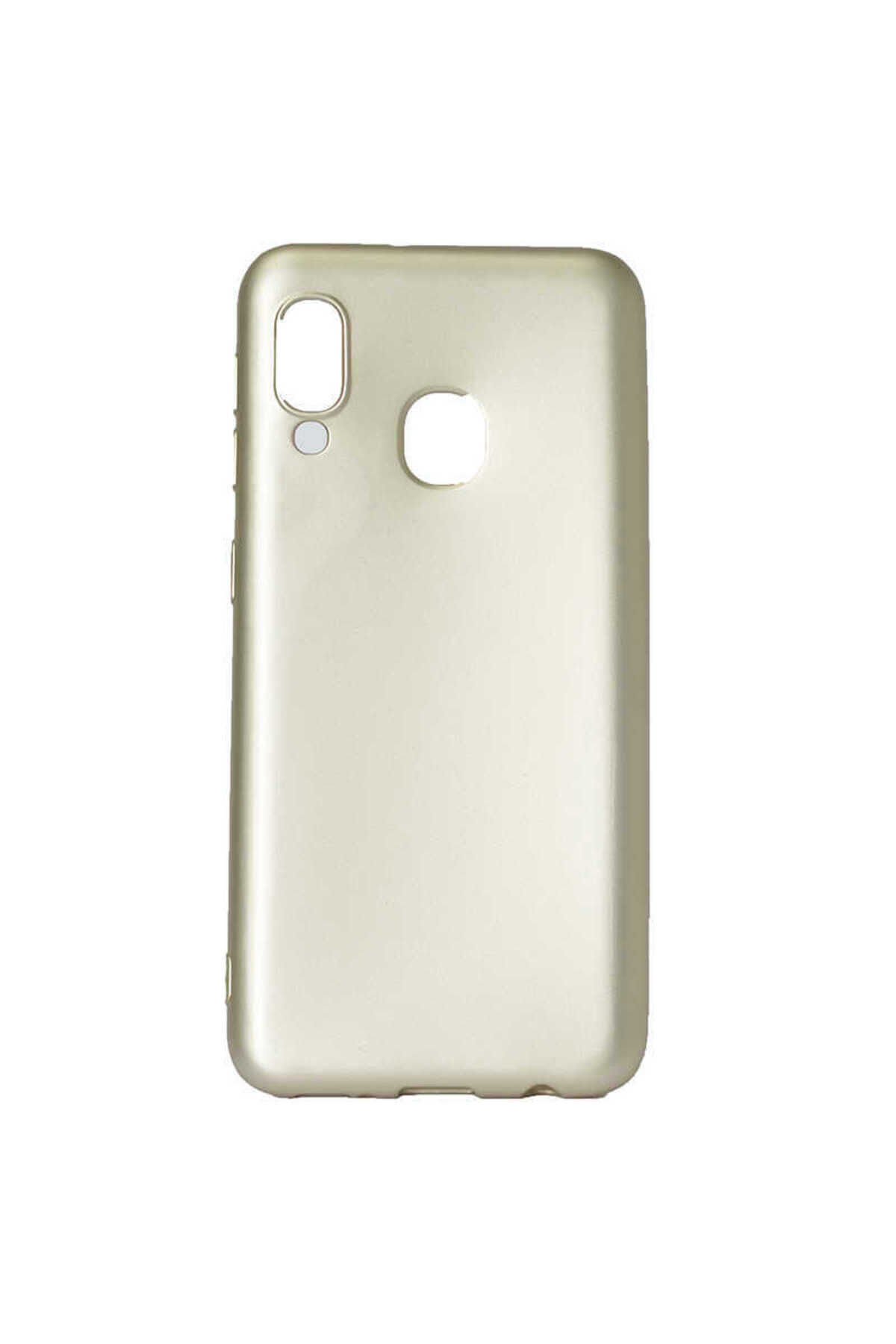 Galaxy A40 Kılıf BSAY Premier Silikon Kapak - Kırmızı Gold