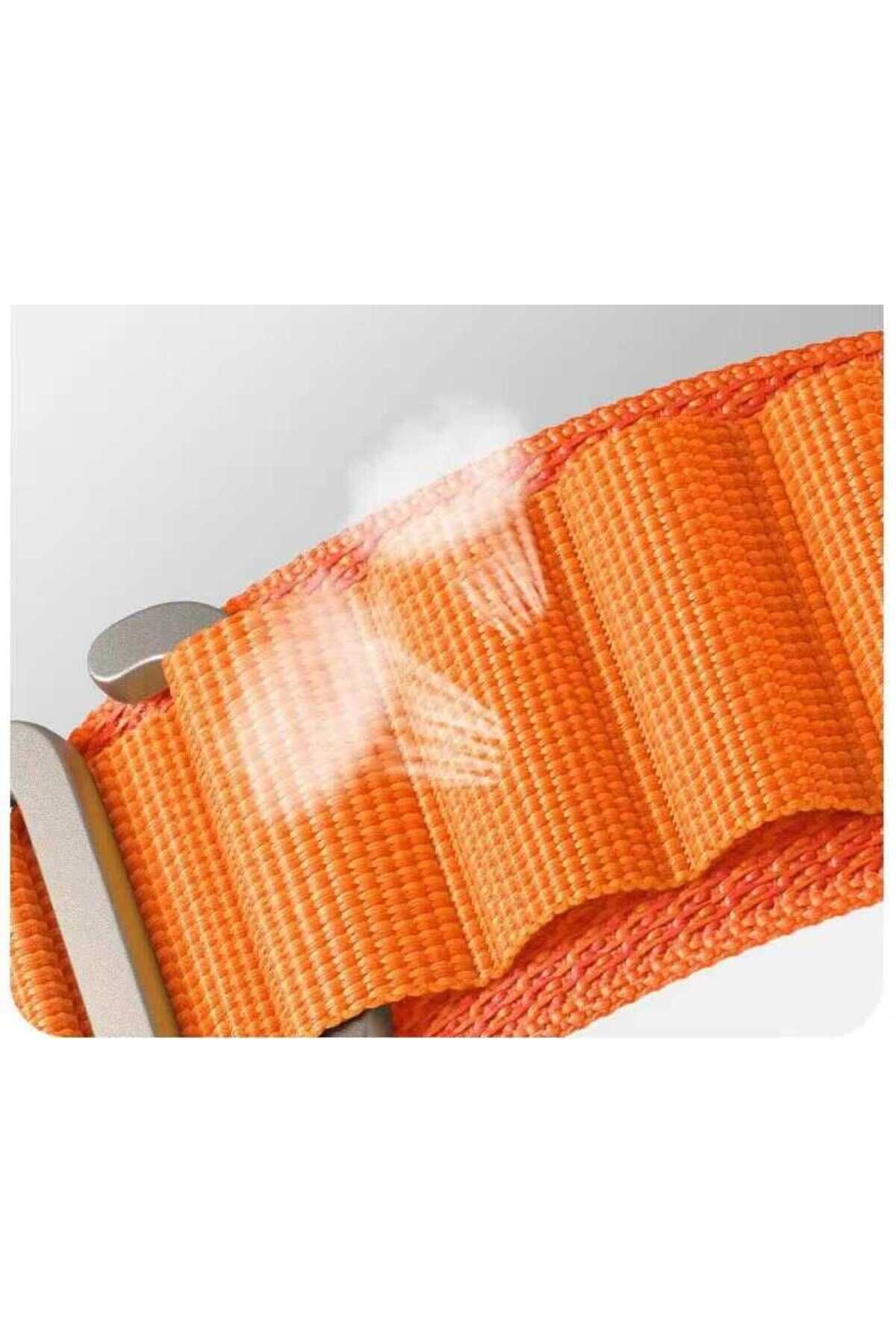 Watch 10 42mm Uyumlu BSAY KRD-74 Hasır Kordon-Mavi Siyah