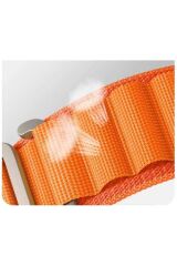 Watch 10 42mm Uyumlu BSAY KRD-74 Hasır Kordon-Mavi Siyah