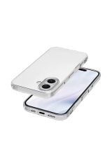 iPhone 17 Kılıf Zore Süper Silikon Kapak - Şeffaf Şeffaf