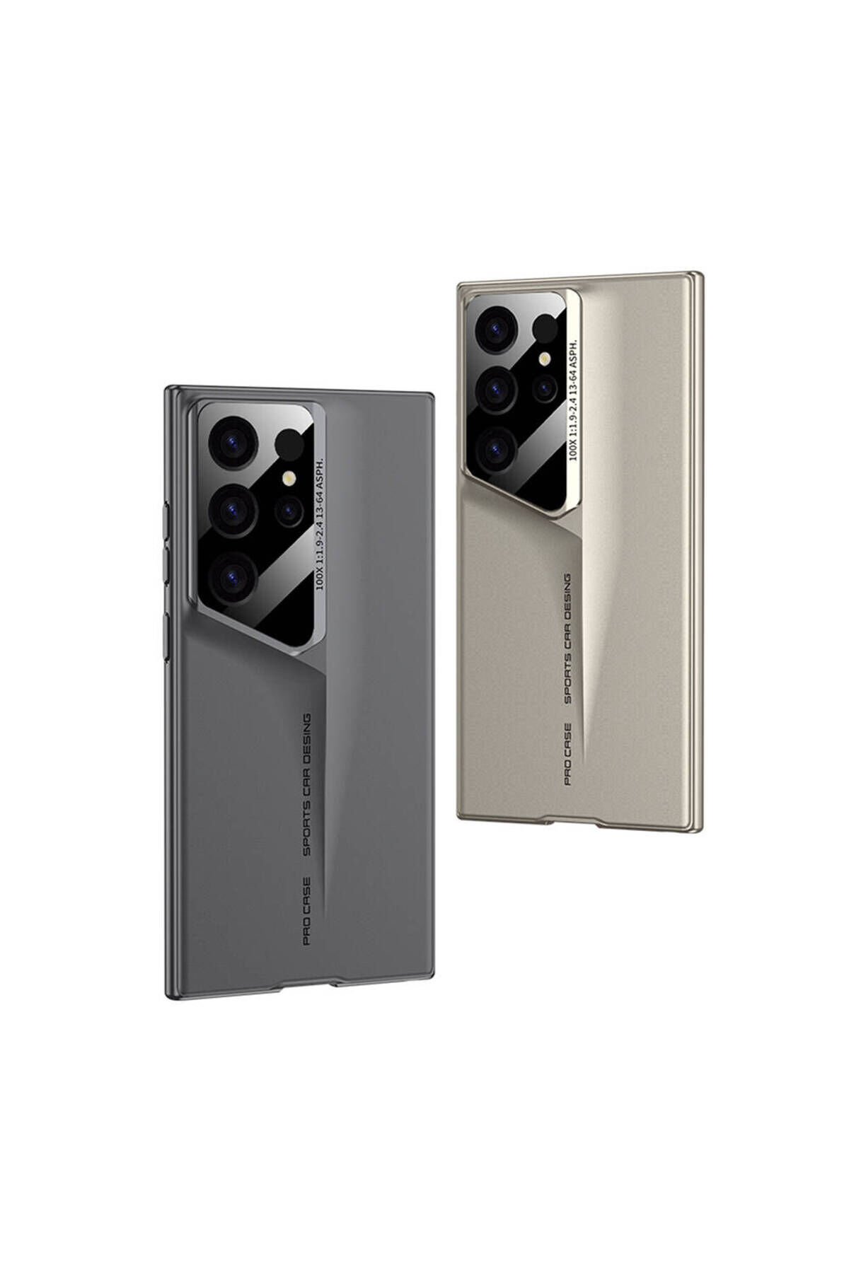 Galaxy S23 Ultra Kılıf Ultra İnce Kamera Korumalı Sert Rubber BSAY Procase Kapak-Mor Mor
