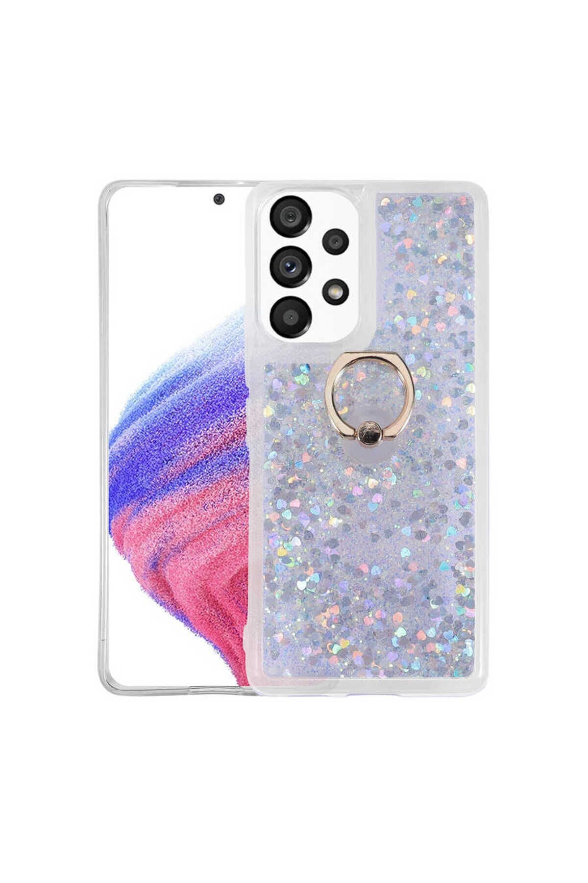 Galaxy A13 4G Kılıf ASMA Milce Kapak - Gümüş Gümüş