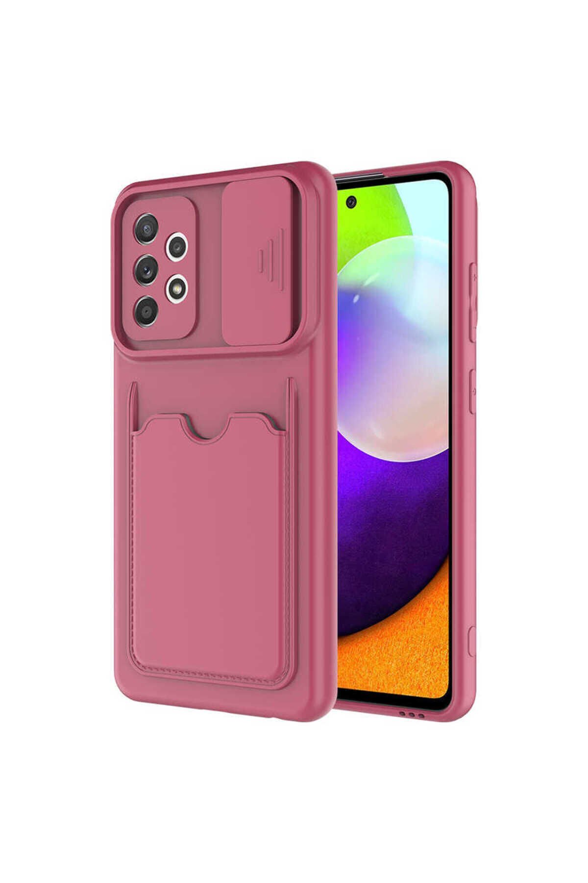 Galaxy A72 Kılıf BSAY Kartix Kapak - Koyu Mor Koyu Mor