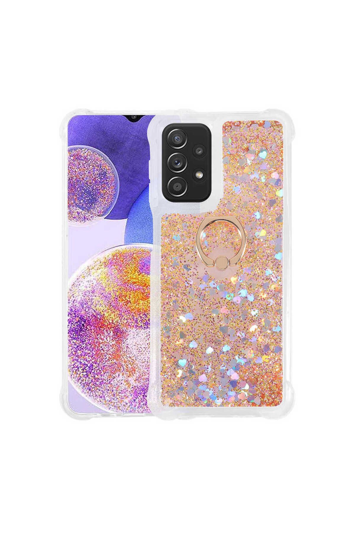 Galaxy A23 Kılıf BSAY Milce Kapak - Gümüş Gold